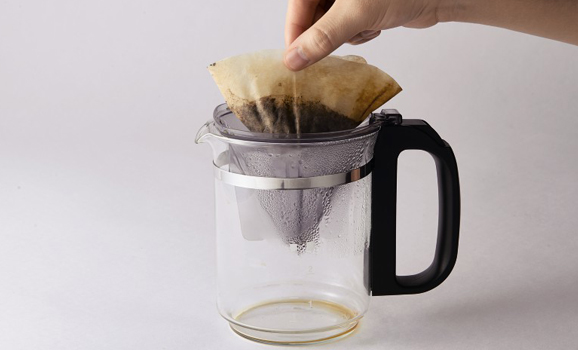 「簡潔漏斗玻璃壺組」